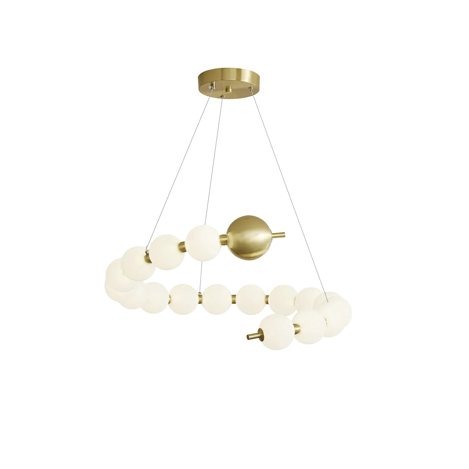 Cetalan Elegance Art Pearls Plastic Chandelier - Image 63