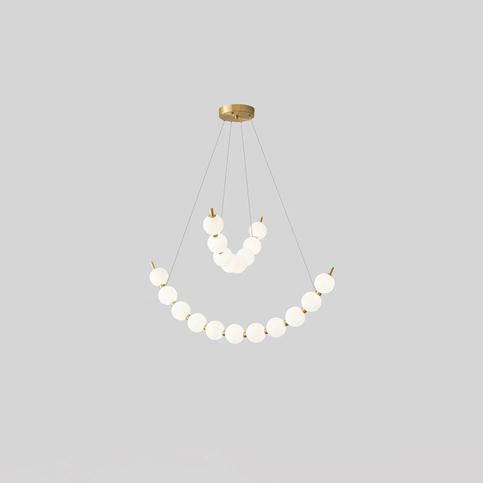Cetalan Elegance Art Pearls Plastic Chandelier - Image 70