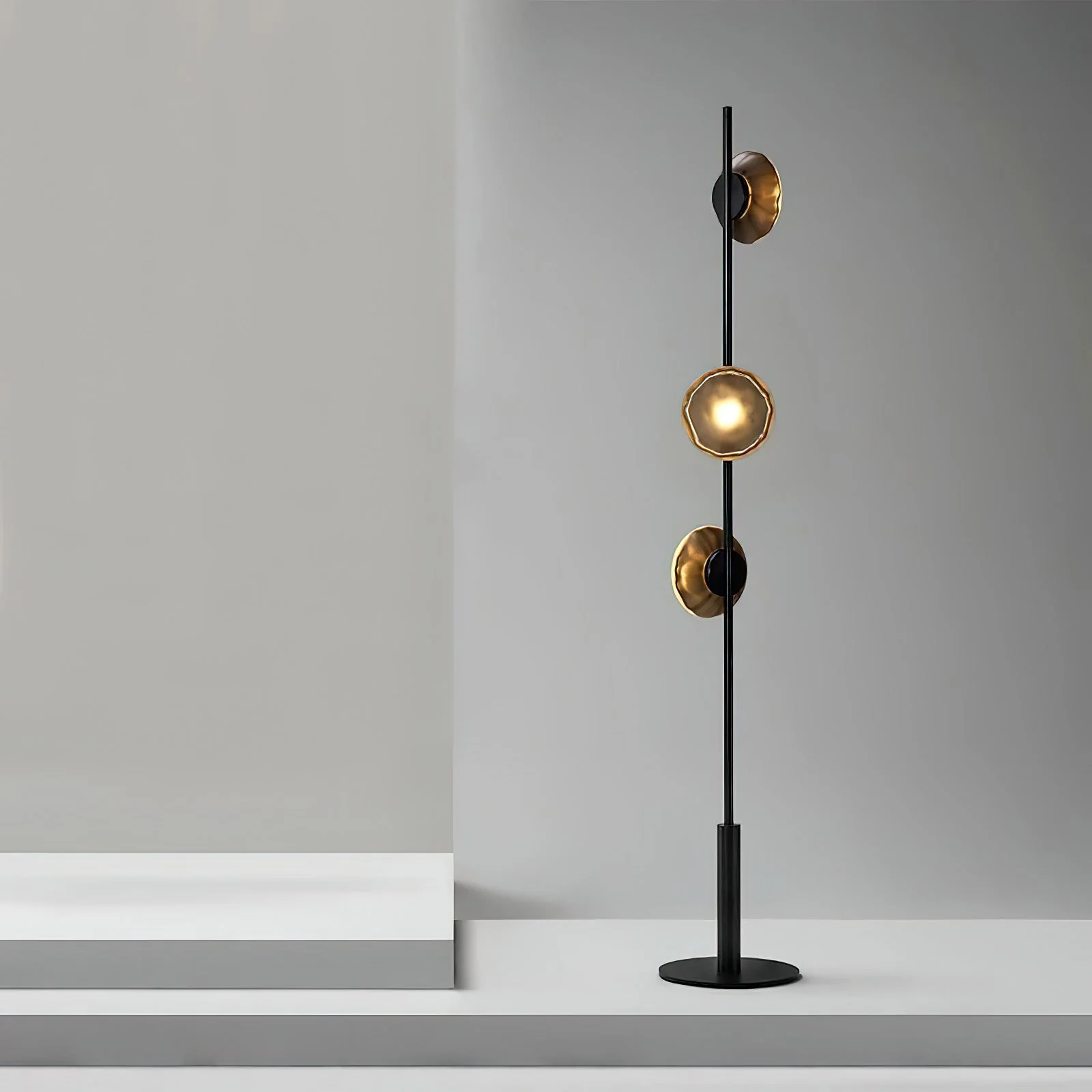 Ceto Modern Glass Floor Lamp - Image 5
