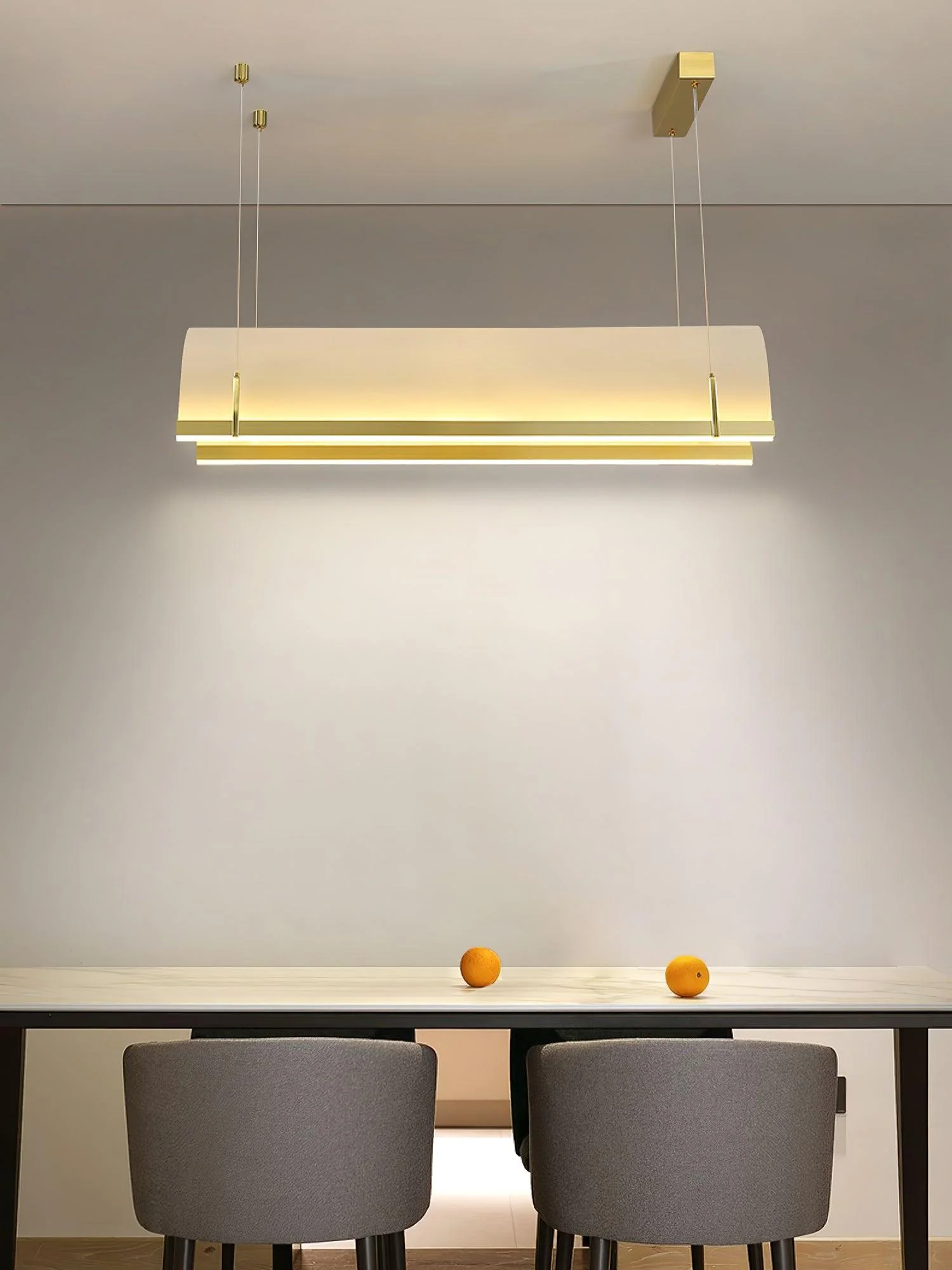 Cevinen Linear Gold Pendant Light - Image 9