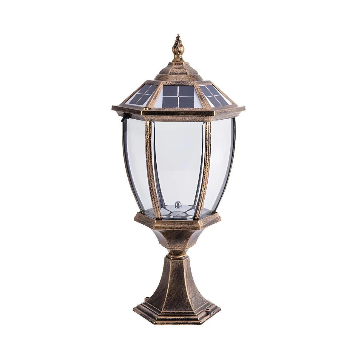 Cezoria Unique Solar Glass Lantern Outdoor Lamp - Image 13