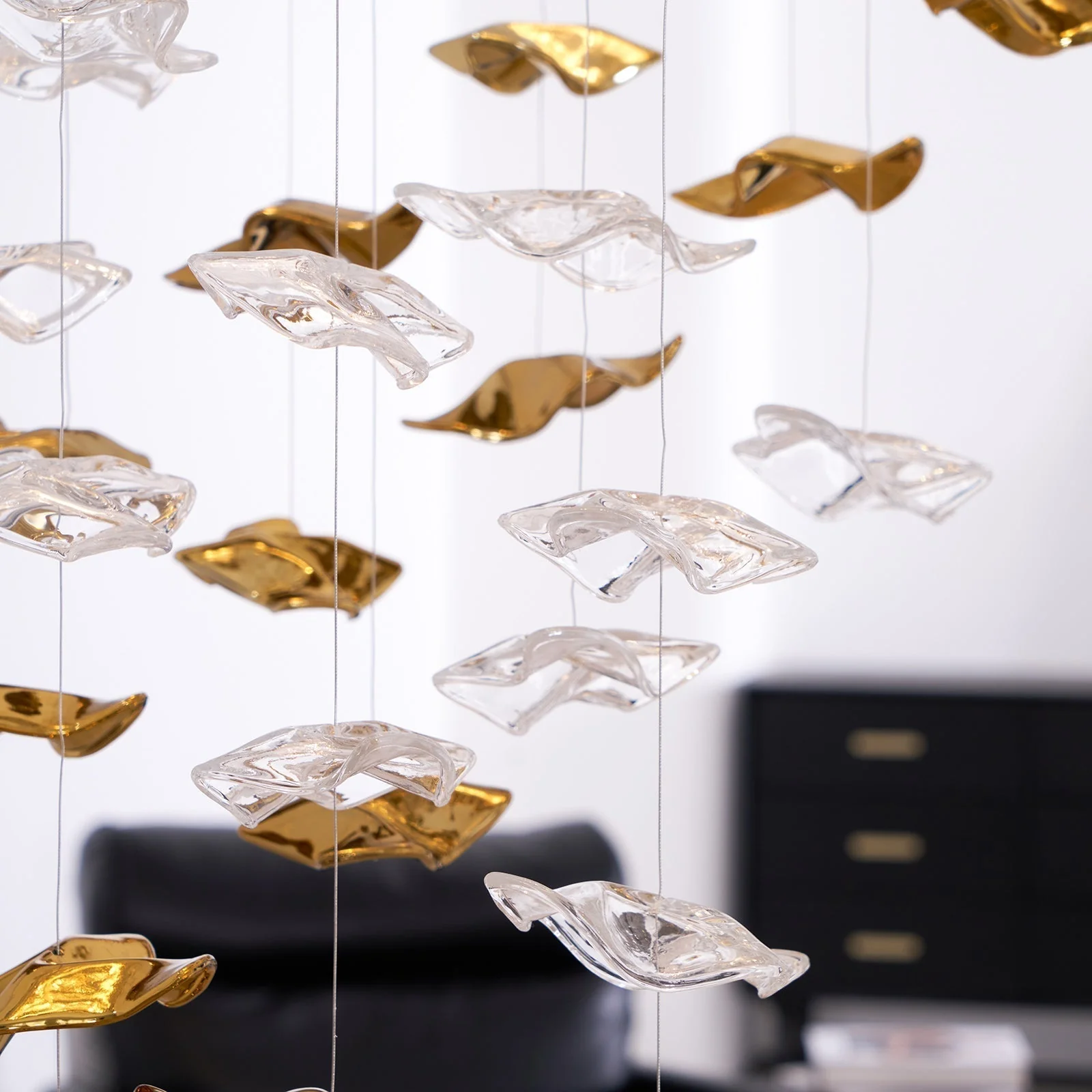 Cezorisra Luxury Brass Linear Chandelier - Image 36