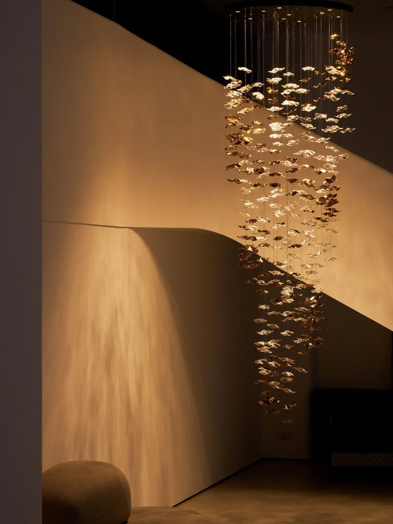 Cezorisra Luxury Brass Linear Chandelier - Image 46