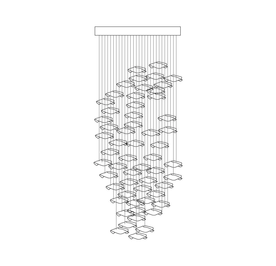 Cezorisra Luxury Brass Linear Chandelier - Image 59