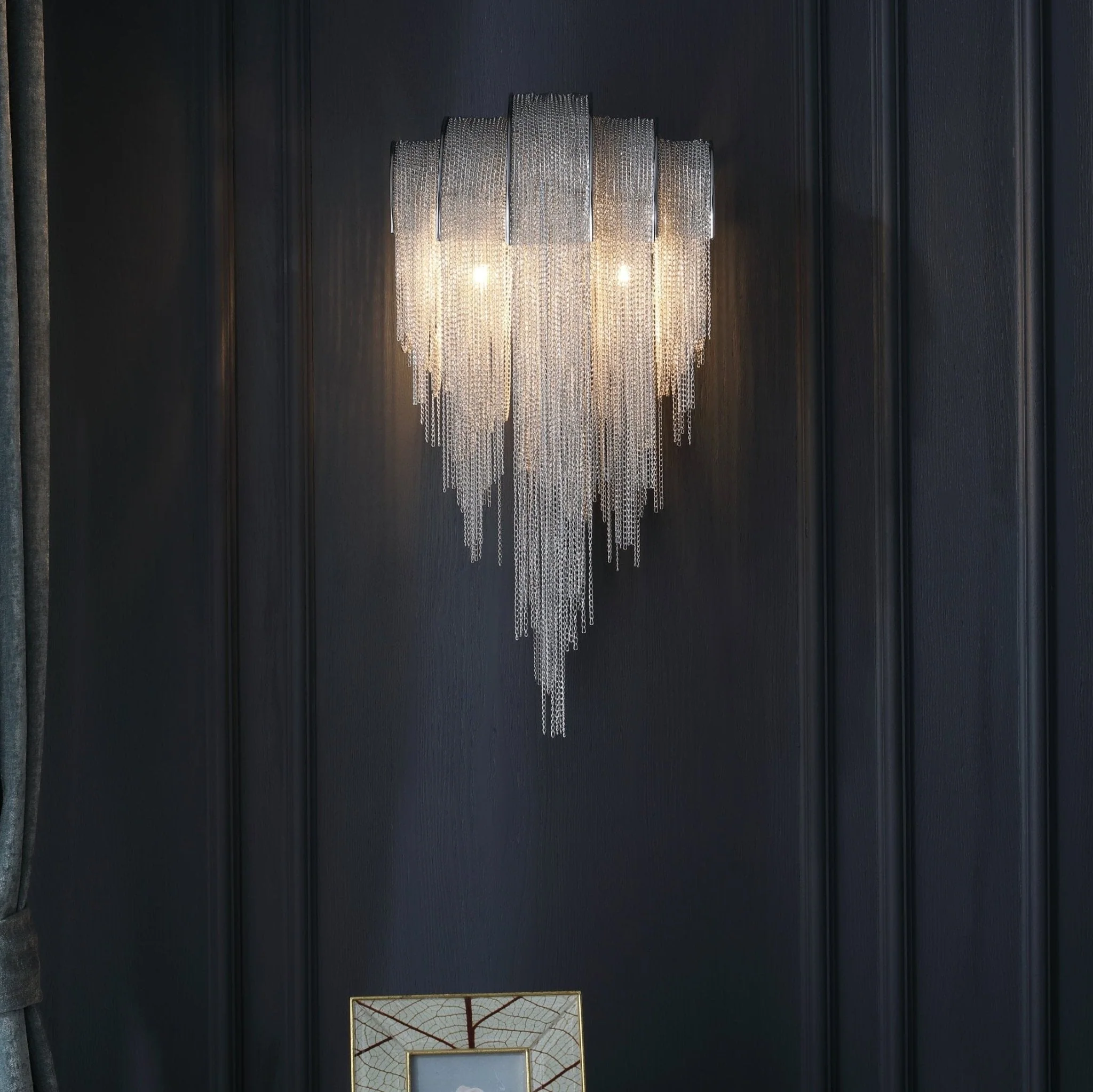 Chains Postmodern Luxury Tassel Wall Lamp - Image 25