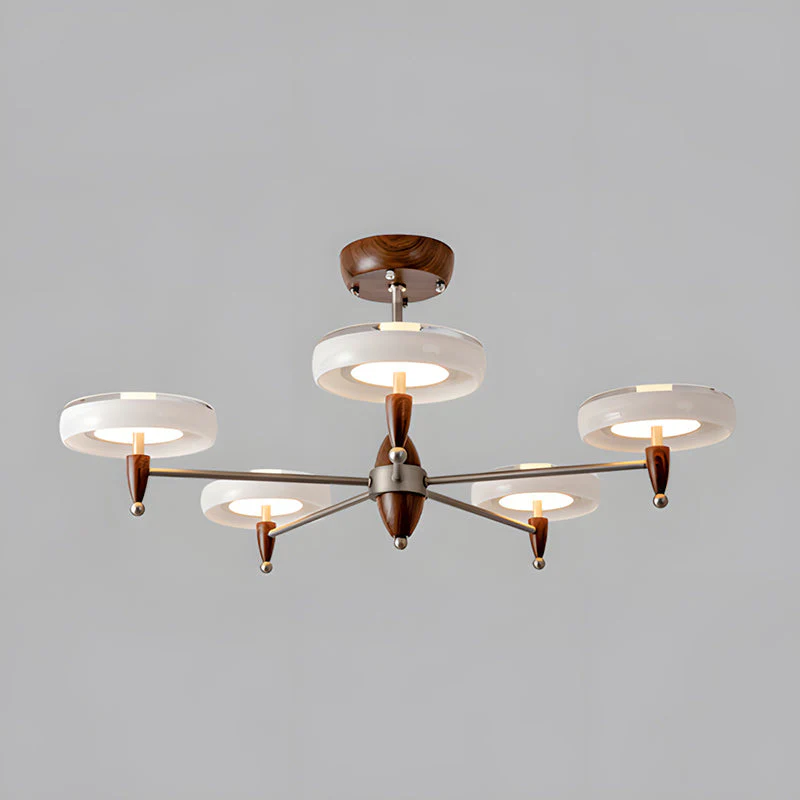 Champagne Modern Glass Chandelier - Image 15
