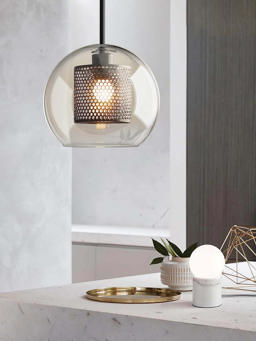 Chiswick Contemporary Glass Pendant Light - Image 20