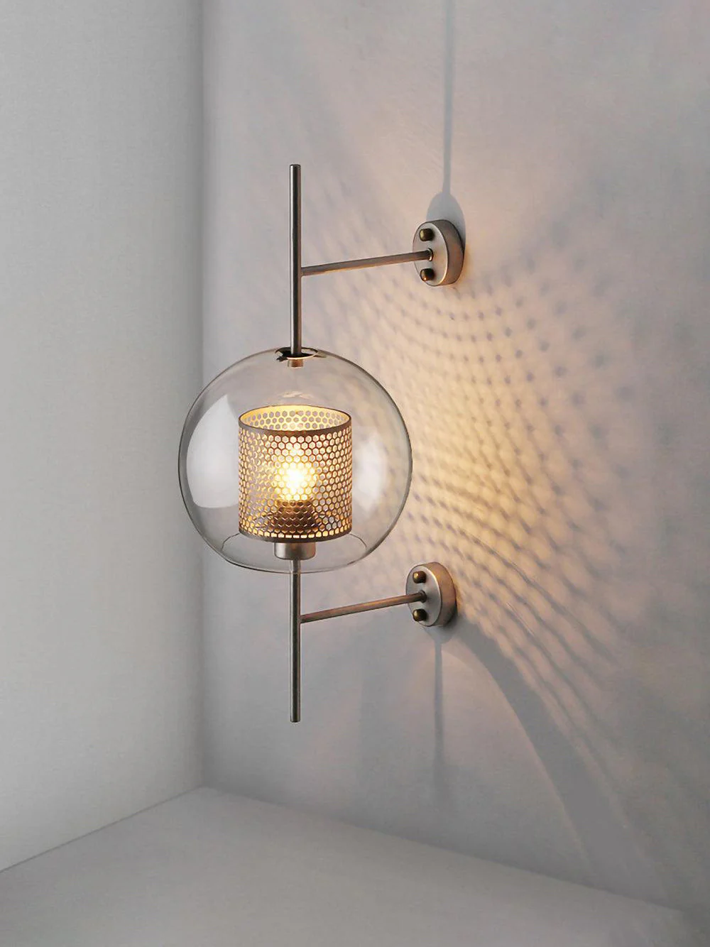 Chiswick Contemporary Glass Wall Light - Image 11