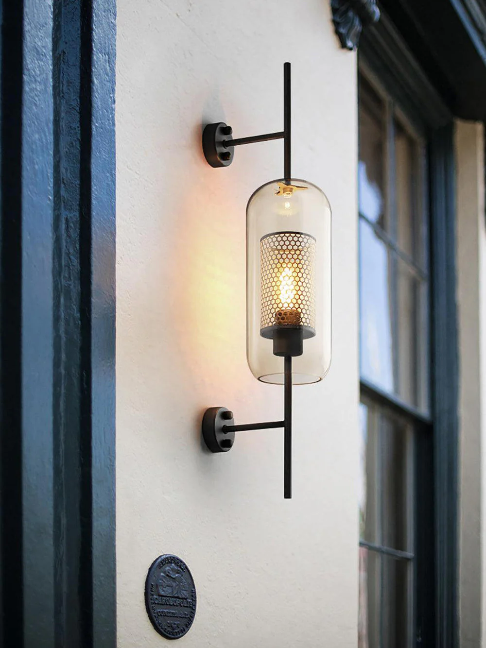 Chiswick Contemporary Glass Wall Light - Image 16