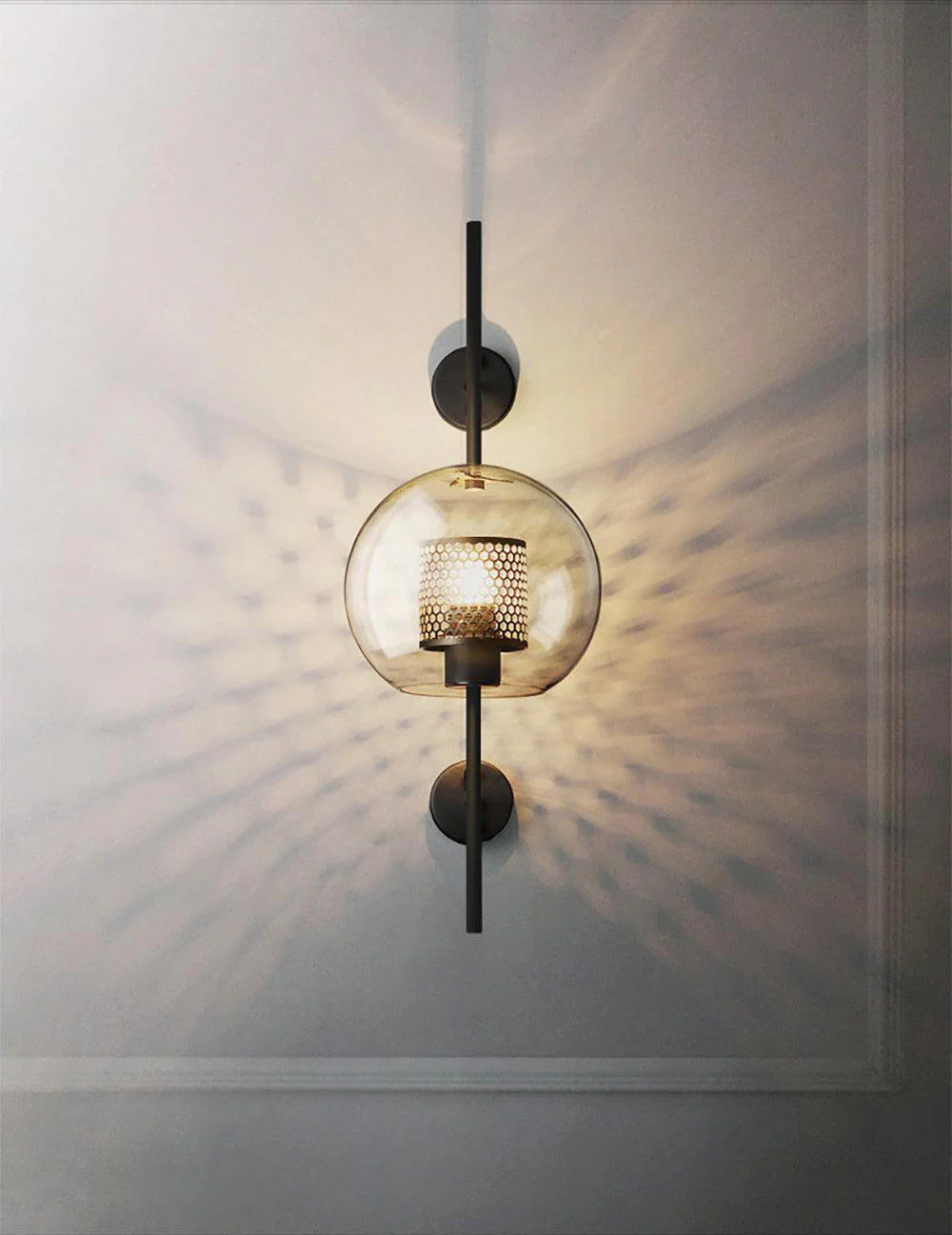 Chiswick Contemporary Glass Wall Light - Image 23