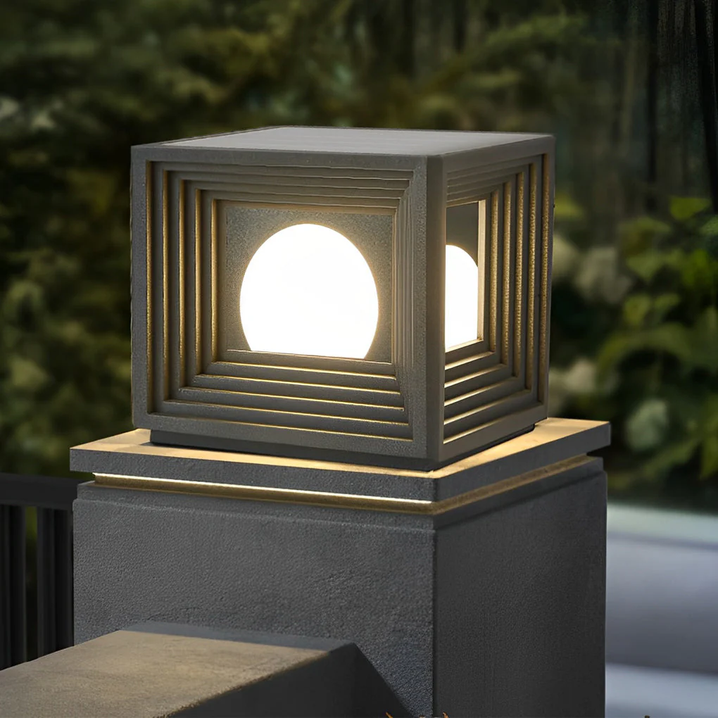 Church Square Creative LED Modern Outdoor Post Lights