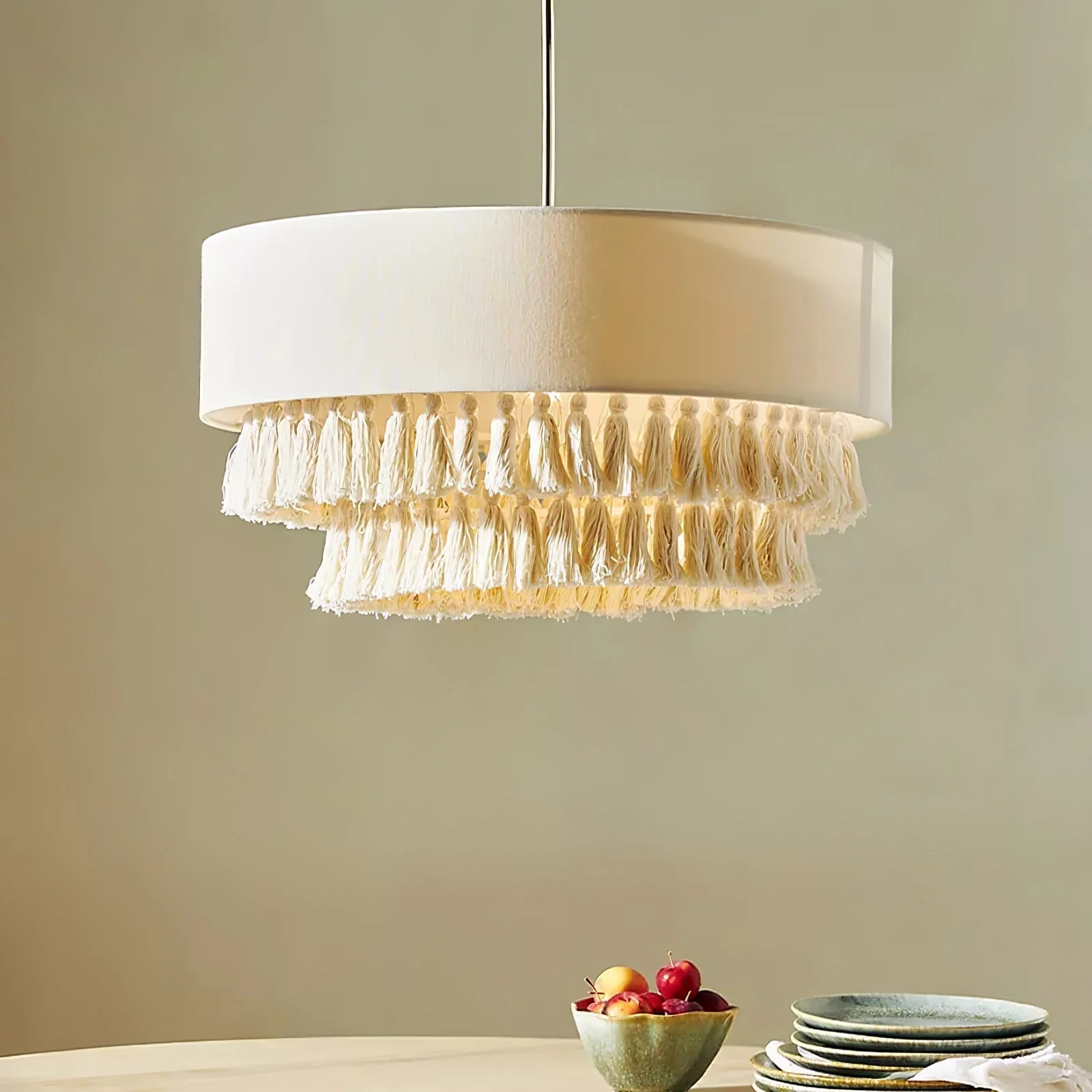 Cicaros Postmodern Luxury Fabric Pendant Lamp - Image 15