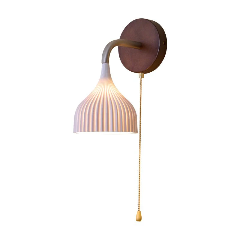 Cimararae Elegance Classic Wood Wall Lamp - Image 12