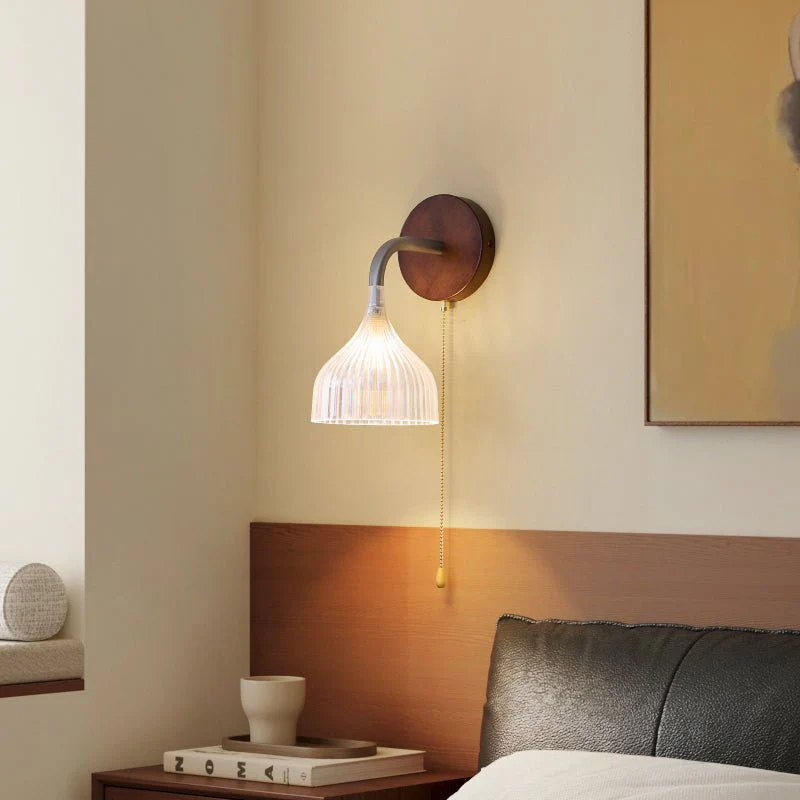 Cimararae Elegance Classic Wood Wall Lamp - Image 16