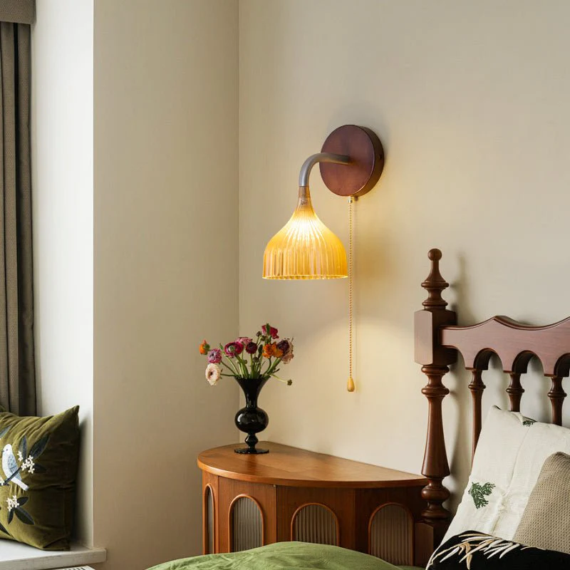 Cimararae Elegance Classic Wood Wall Lamp - Image 28