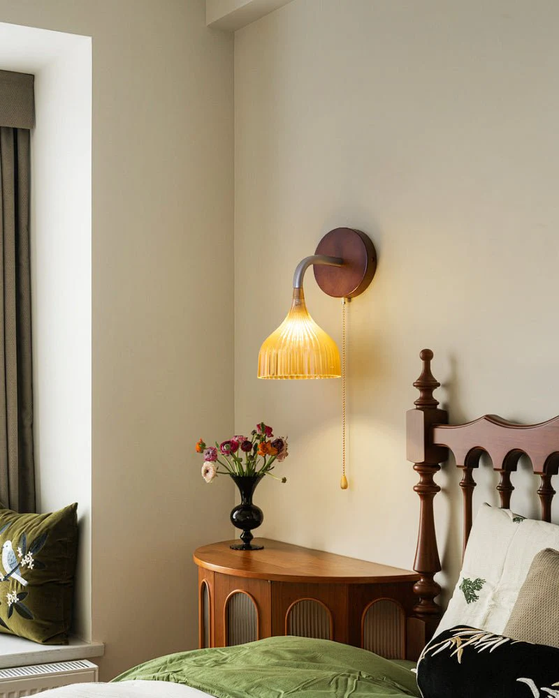 Cimararae Elegance Classic Wood Wall Lamp - Image 49