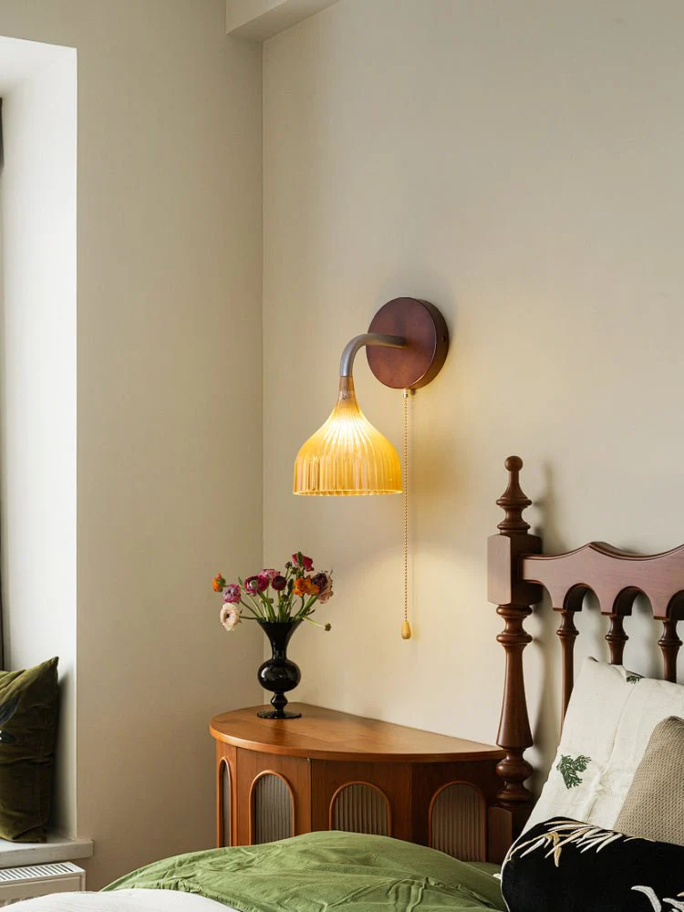 Cimararae Elegance Classic Wood Wall Lamp - Image 51