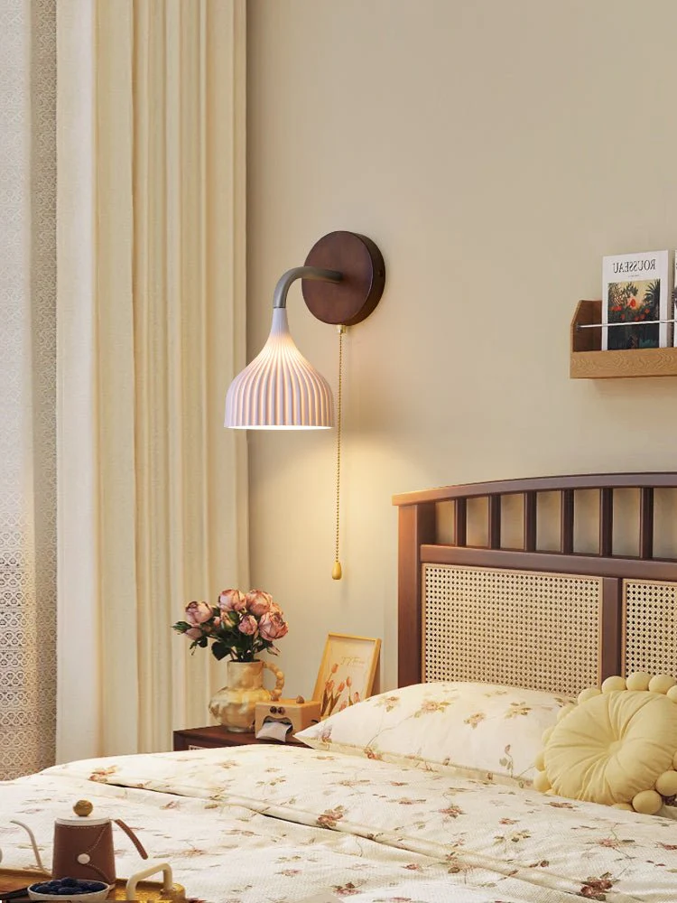 Cimararae Elegance Classic Wood Wall Lamp - Image 53