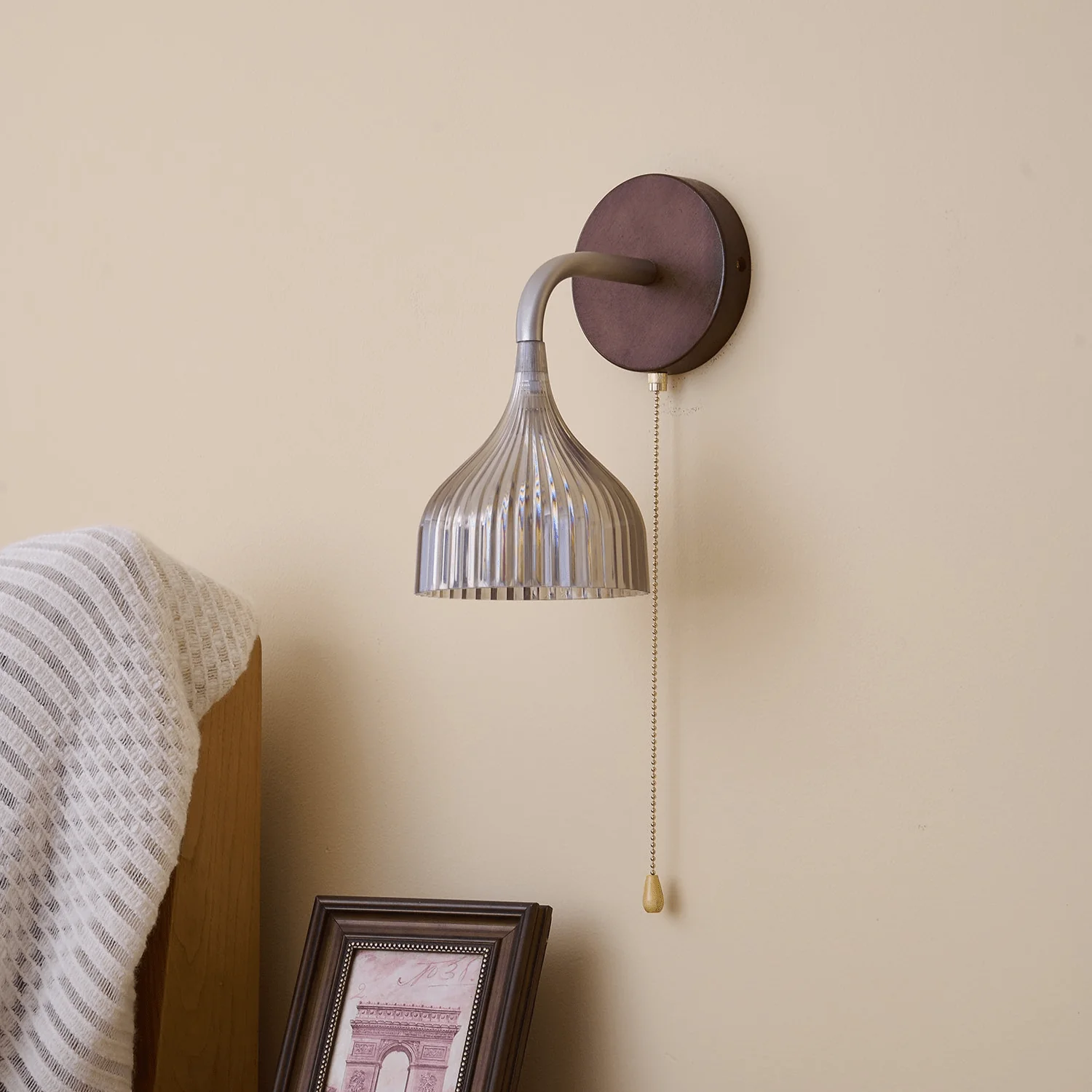 Cimararae Elegance Classic Wood Wall Lamp - Image 62
