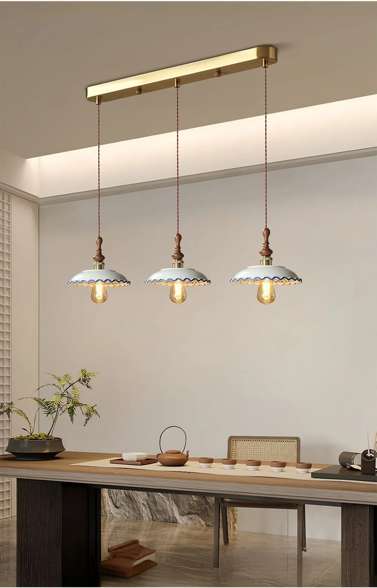 Ciraeor Delft Ceramic Pendant Light - Image 12