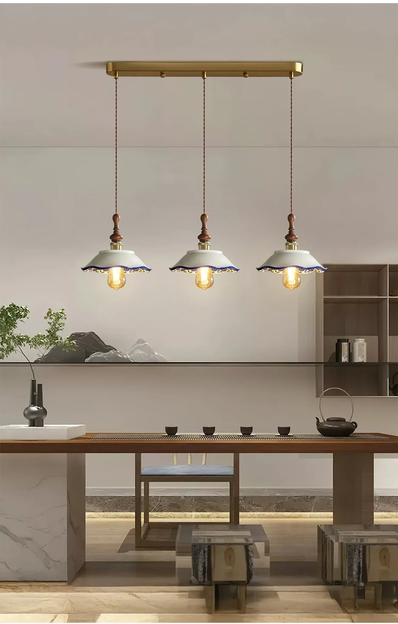 Ciraeor Delft Ceramic Pendant Light - Image 16