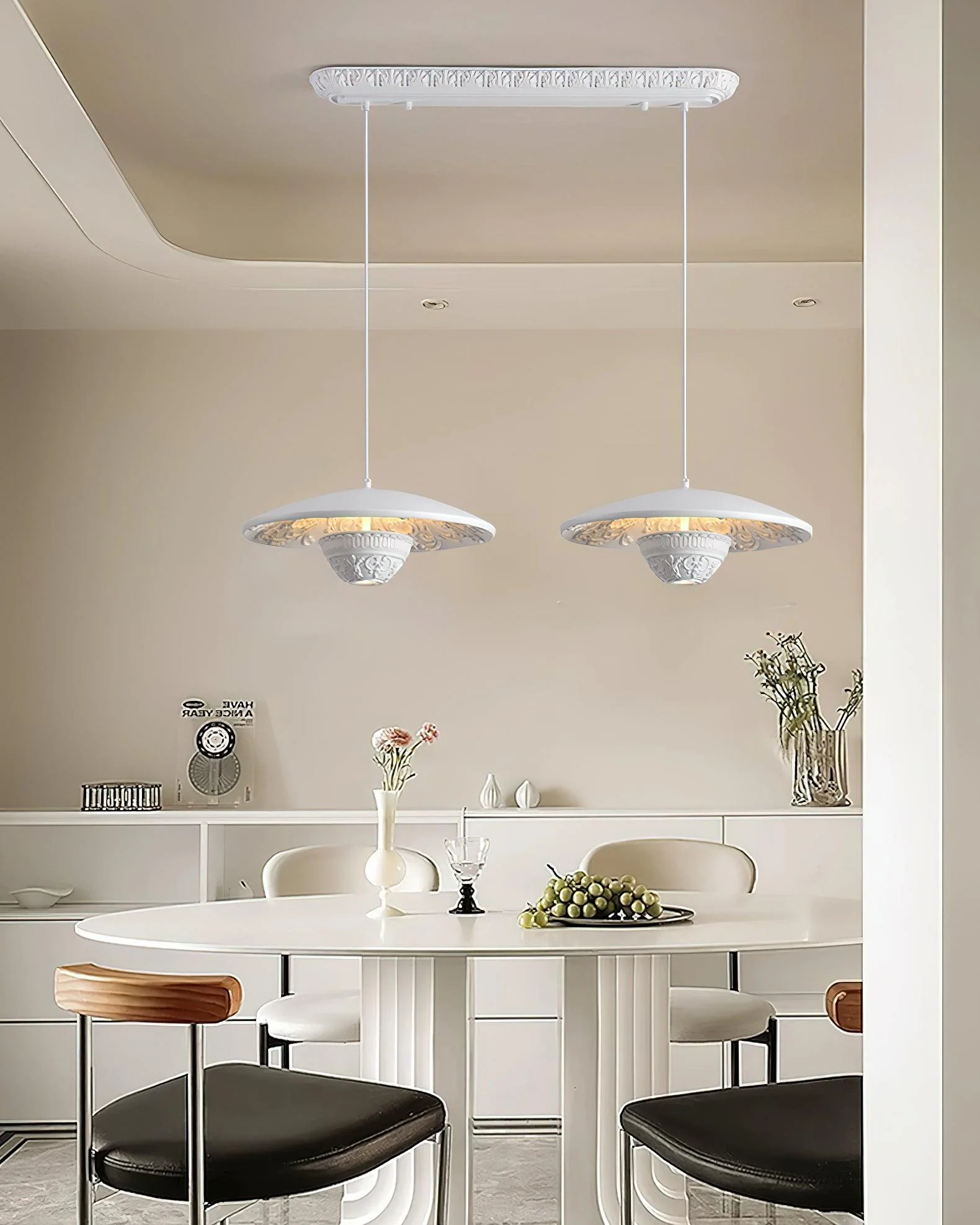 Ciraeus Art Flying Saucer Resin Pendant Lamp - Image 2