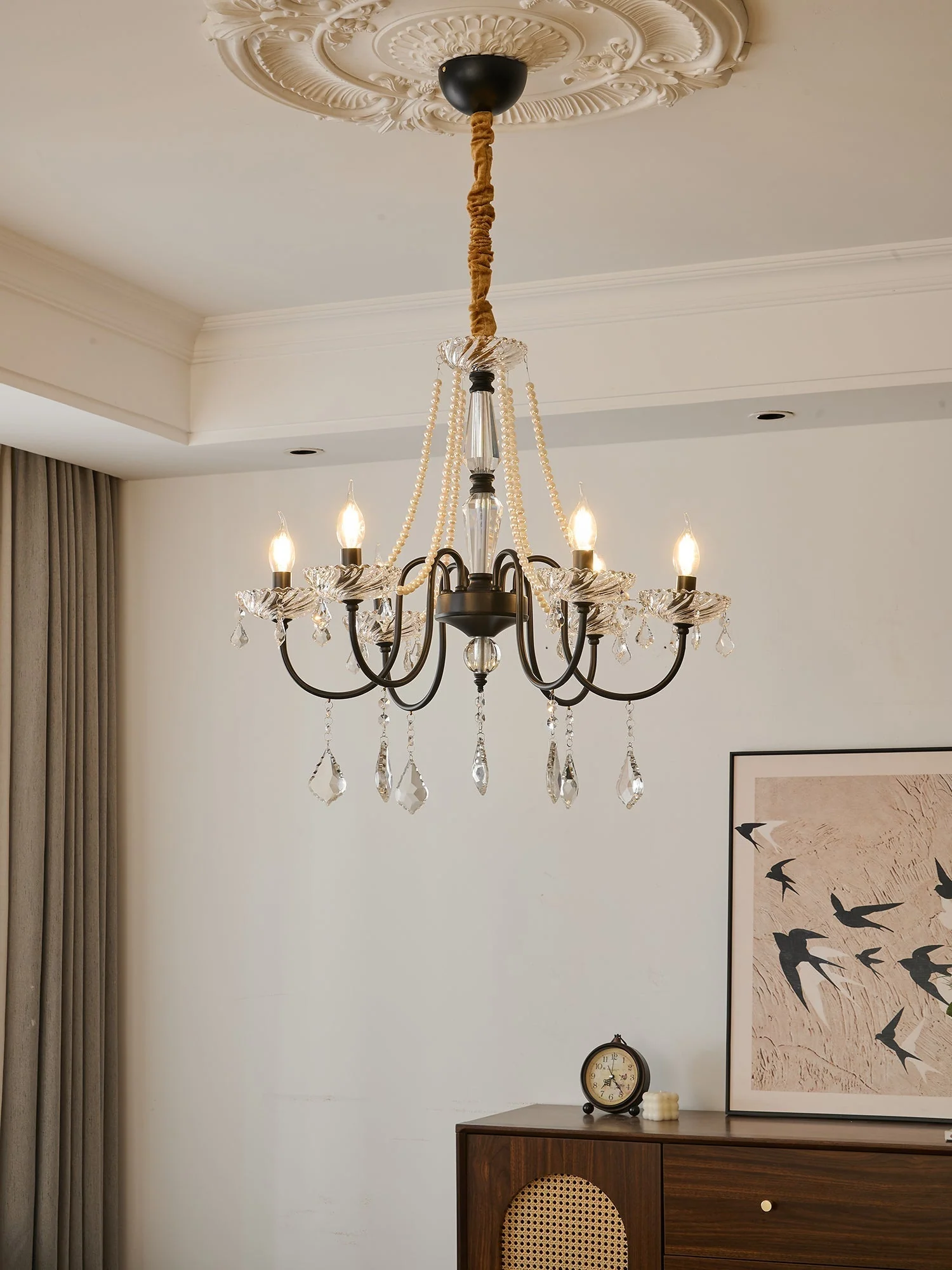 Cisoren Postmodern Luxury Pearls Crystal Chandelier - Image 11