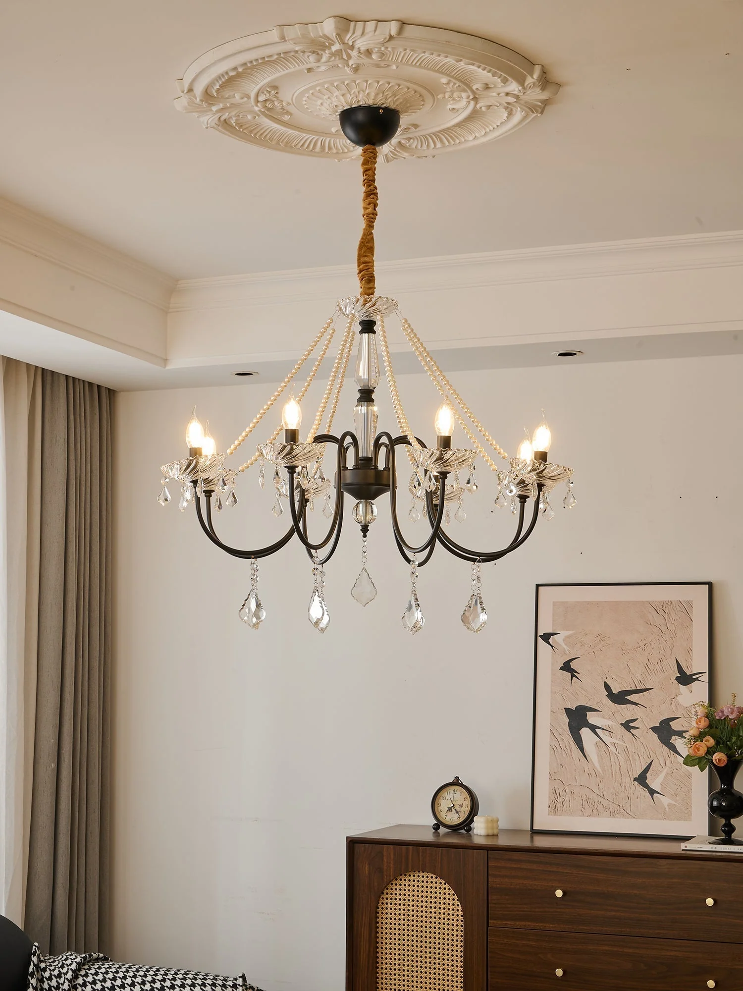 Cisoren Postmodern Luxury Pearls Crystal Chandelier - Image 12