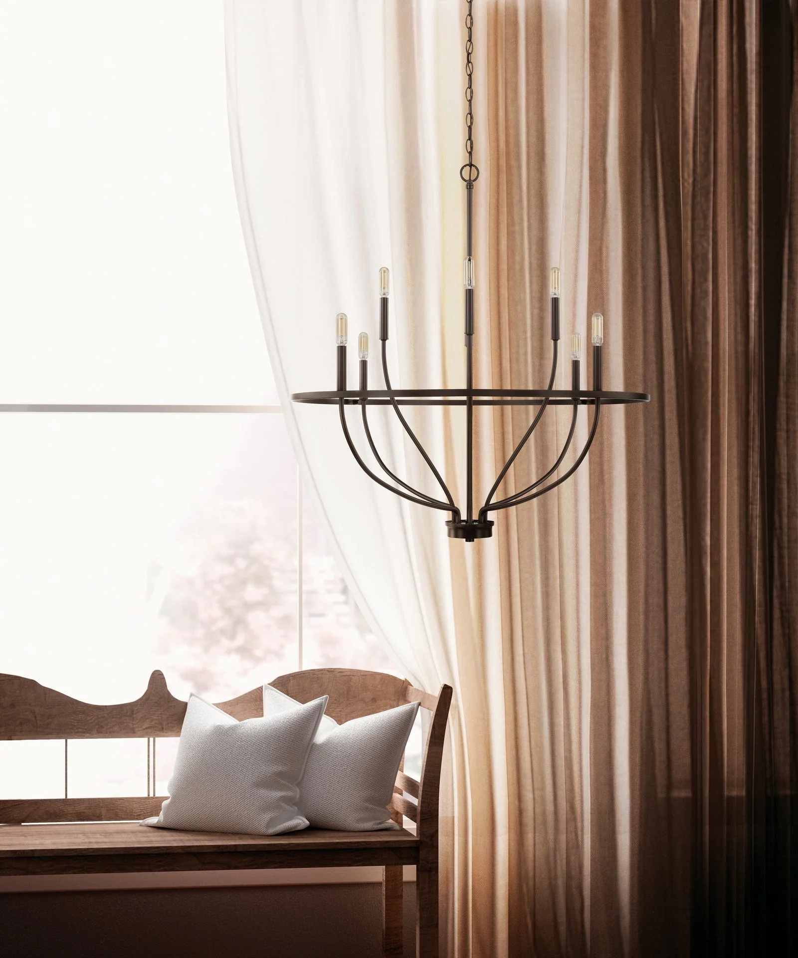 Cisoriel Classic Brass Chandelier - Image 27