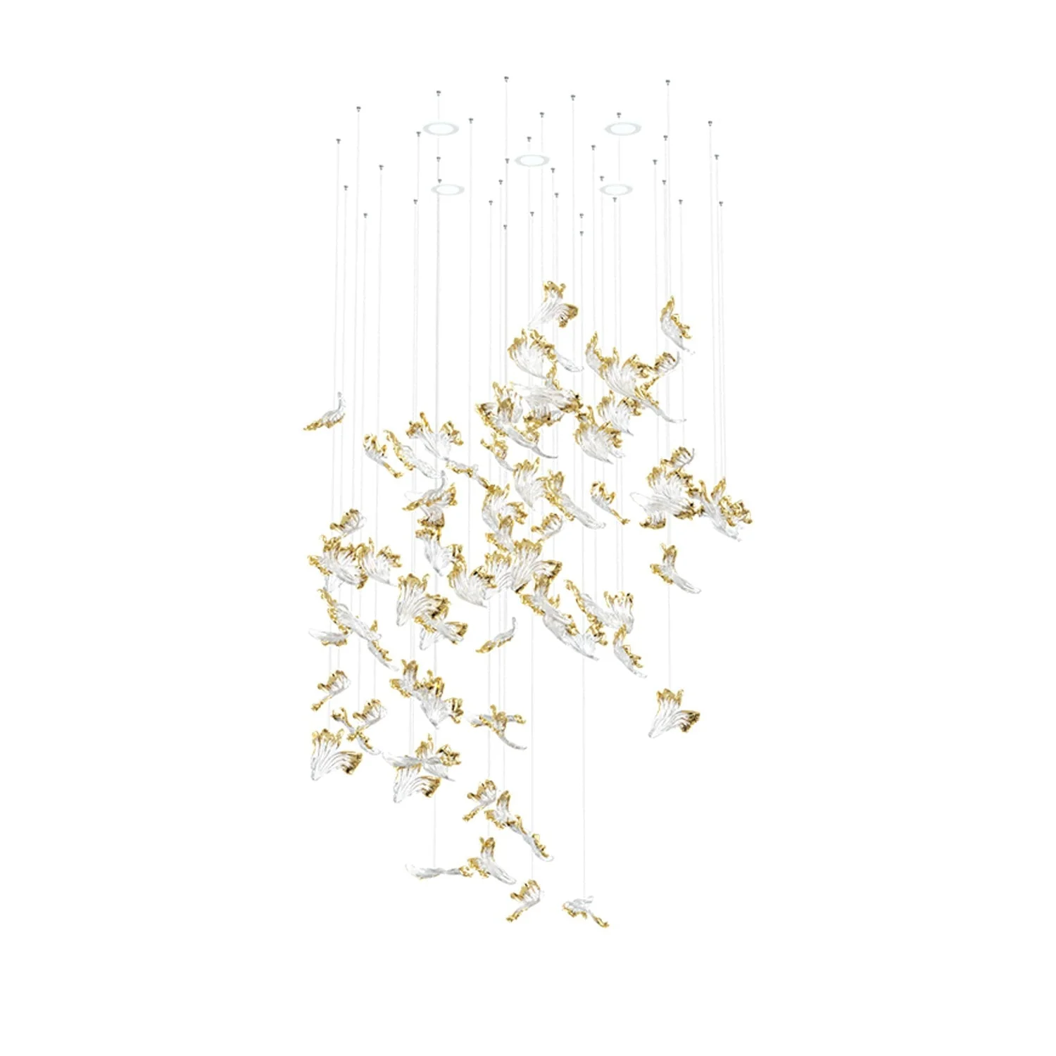 Citalora Crystal Cluster Pendant Light Chandelier - Image 19