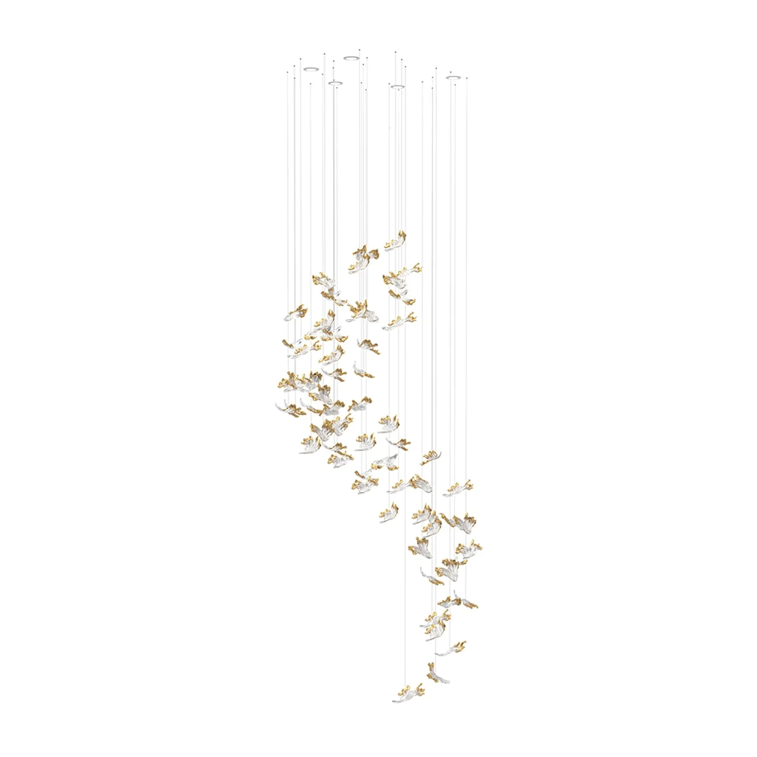 Citalora Crystal Cluster Pendant Light Chandelier - Image 20