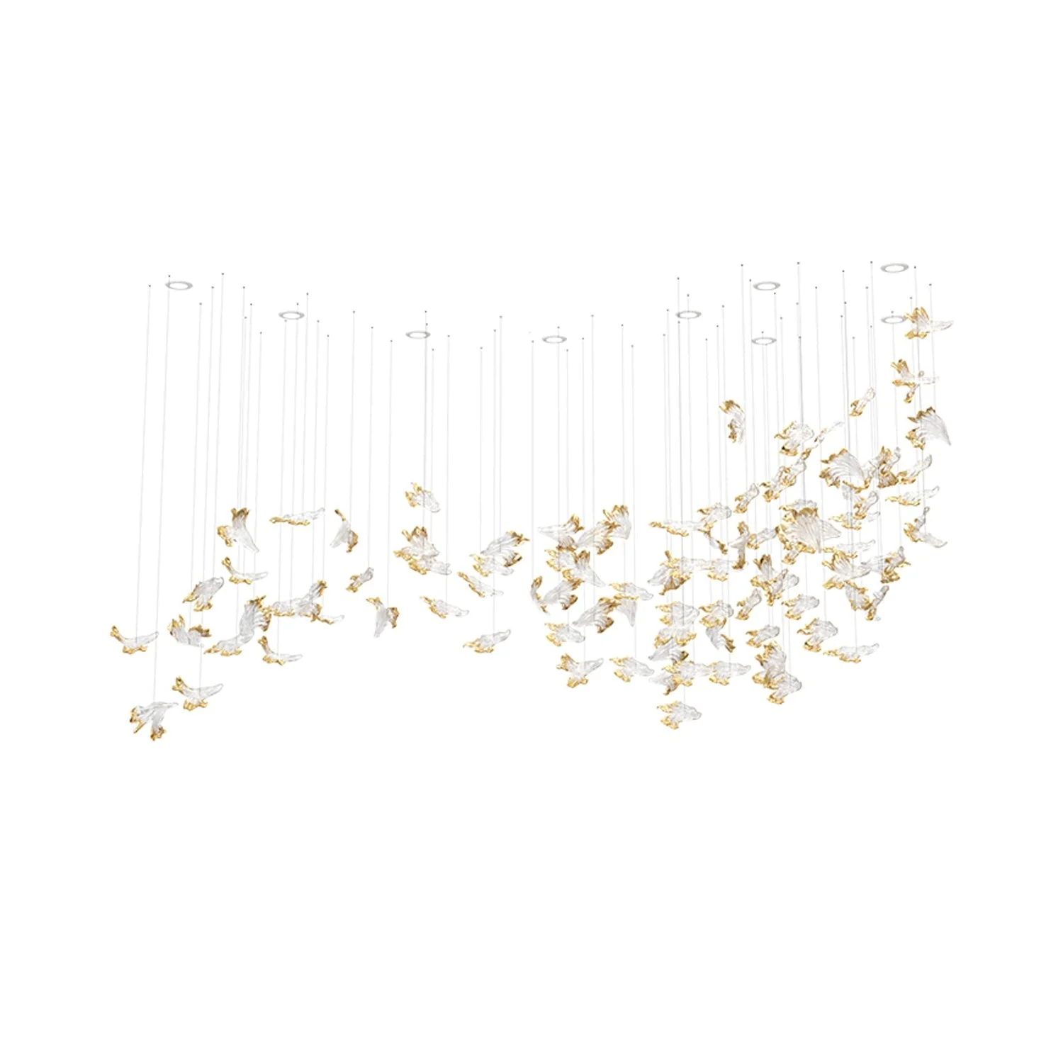 Citalora Crystal Cluster Pendant Light Chandelier - Image 21