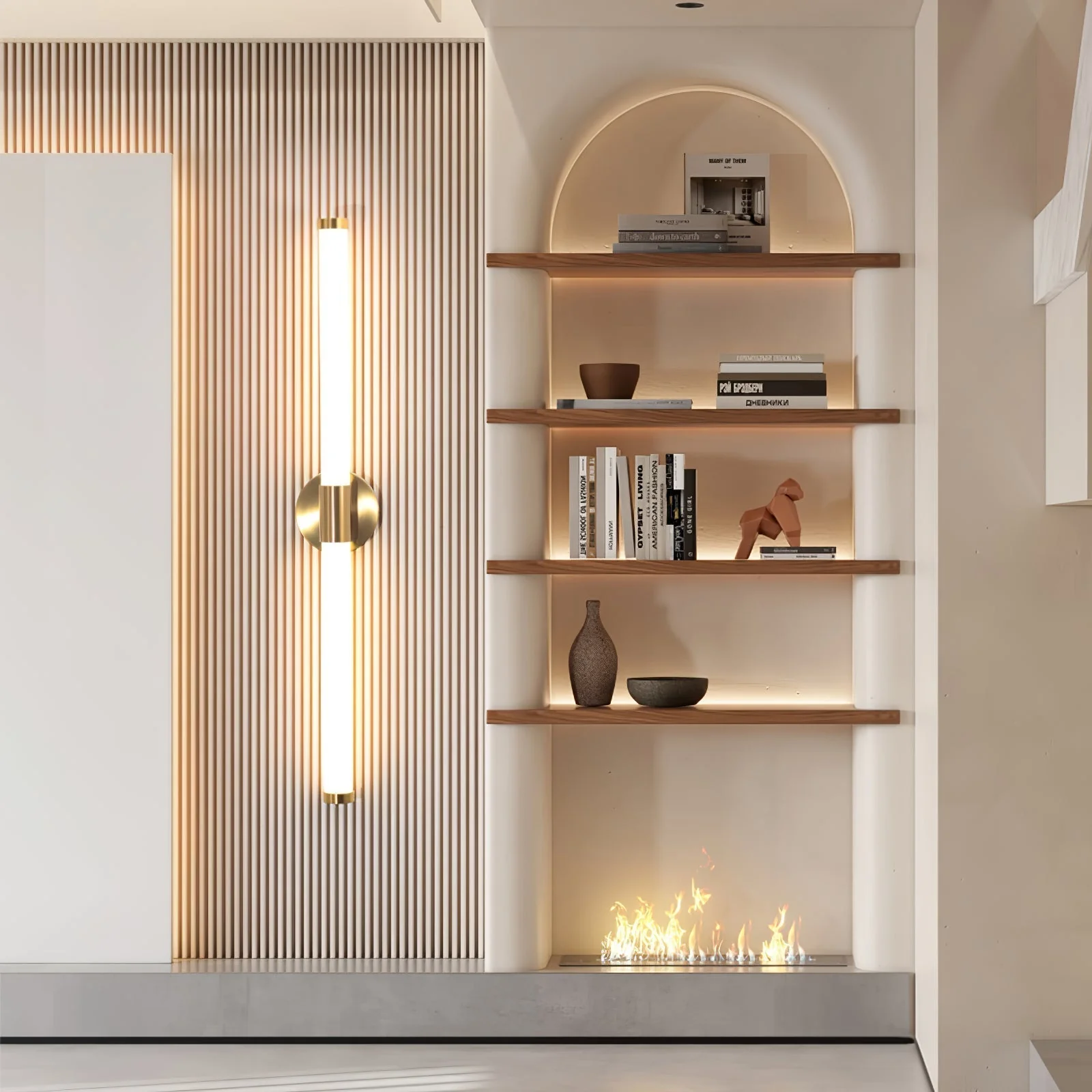 Cithayra Classic Minimalist Vertical Sconce Wall lamp - Image 46