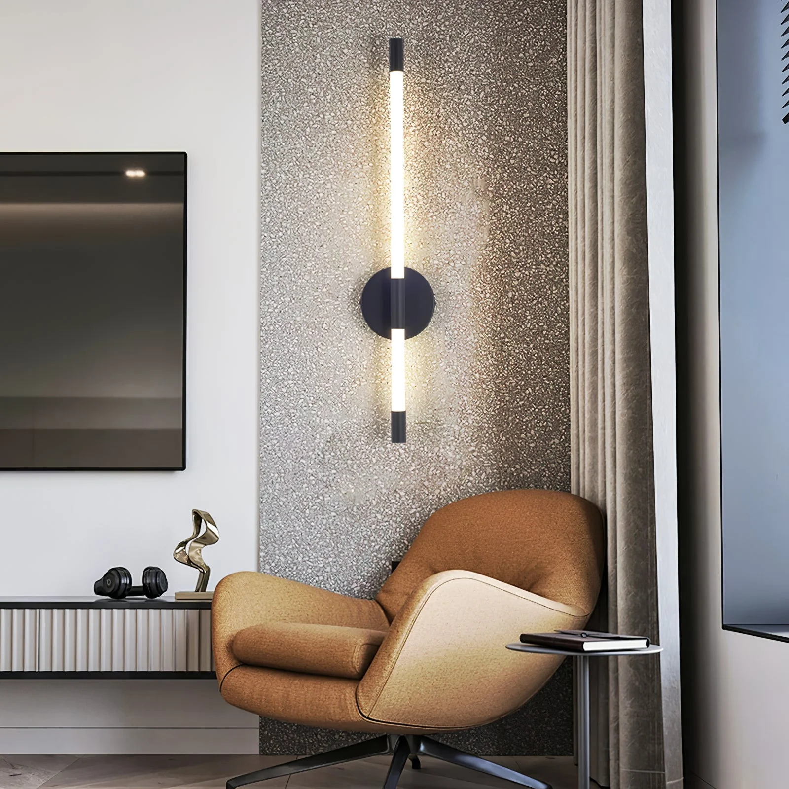 Cithayra Classic Minimalist Vertical Sconce Wall lamp - Image 52
