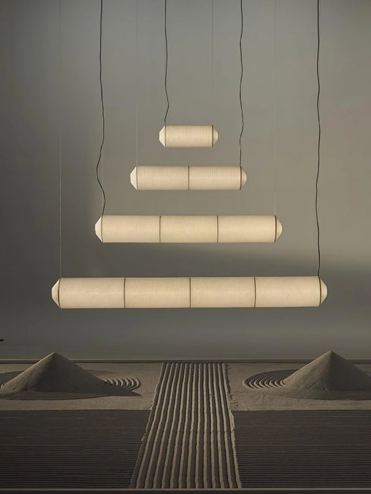 Citheis Modern Minimalist Natural Mulberry Silk Pendant Lamp - Image 12