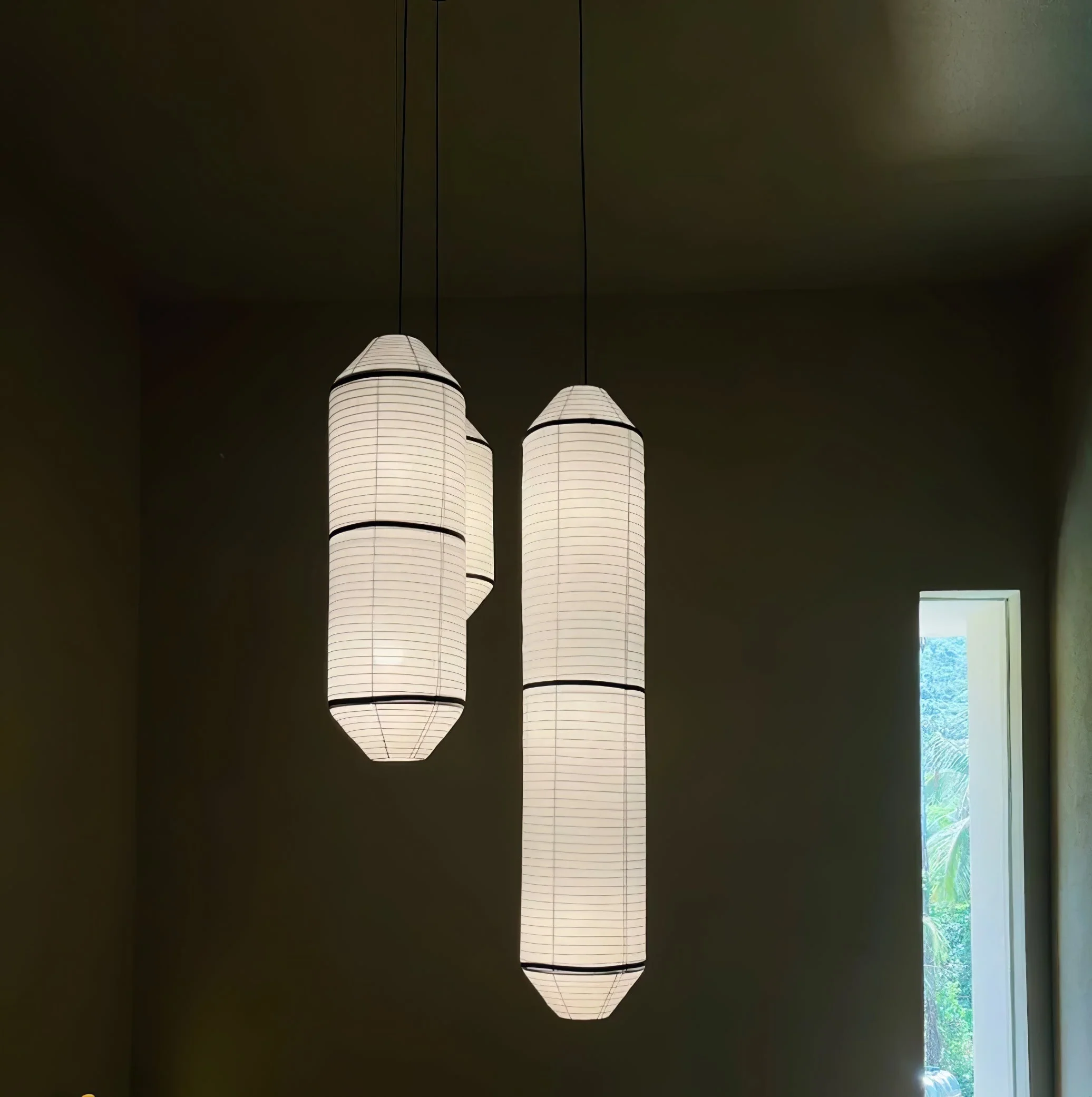 Citheis Modern Minimalist Natural Mulberry Silk Pendant Lamp - Image 62