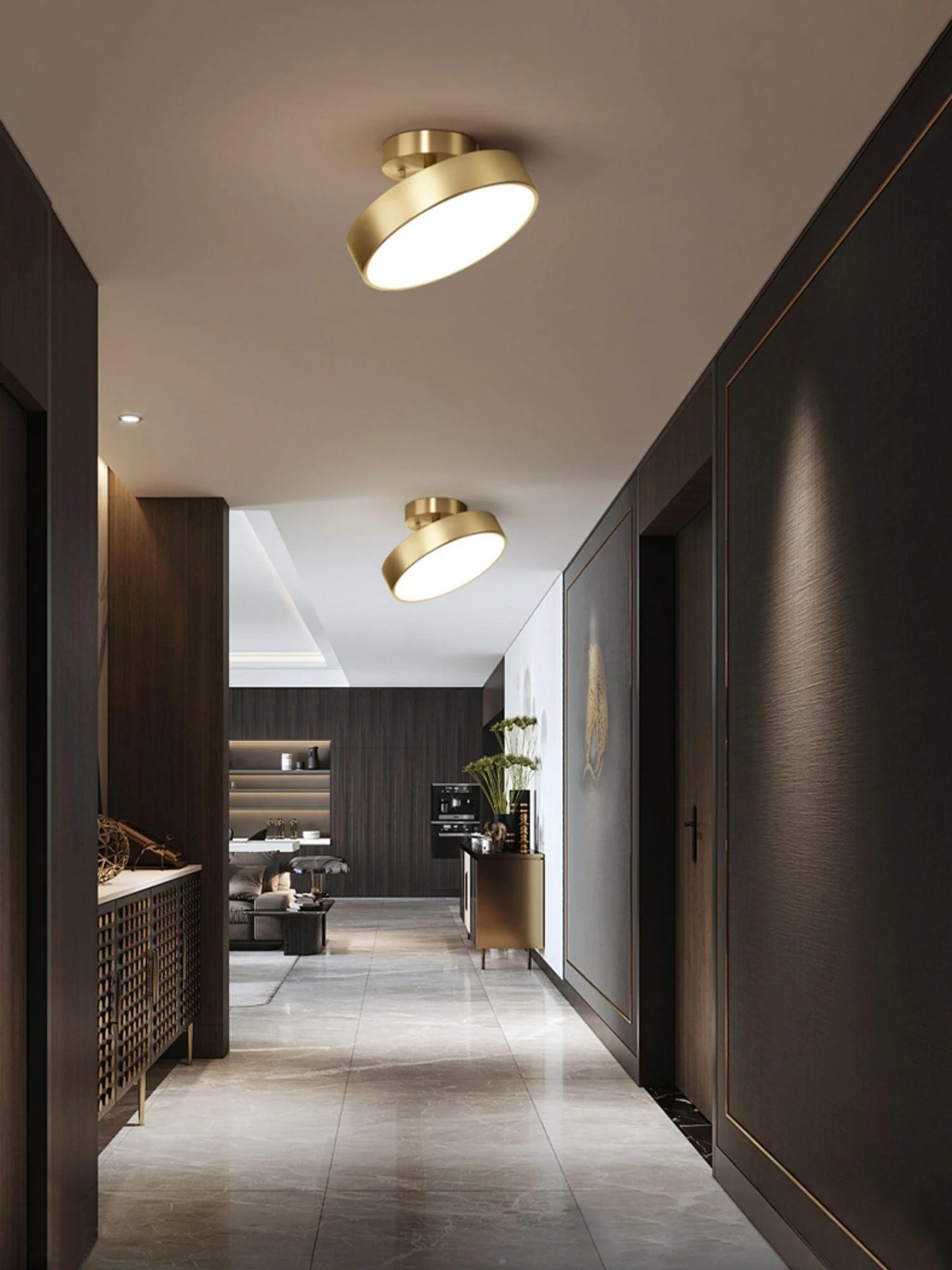 Cizorila Modern Minimalist Rotating Ceiling Lamp - Image 19