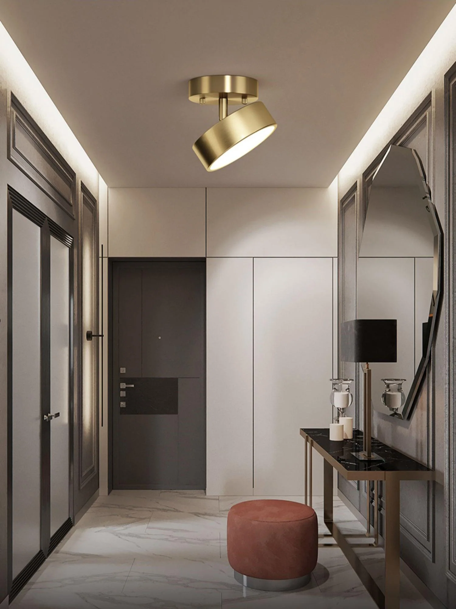 Cizorila Modern Minimalist Rotating Ceiling Lamp - Image 20