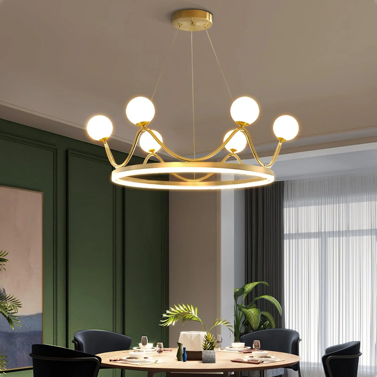 Clara Luxury Glass Chandelier - Image 4