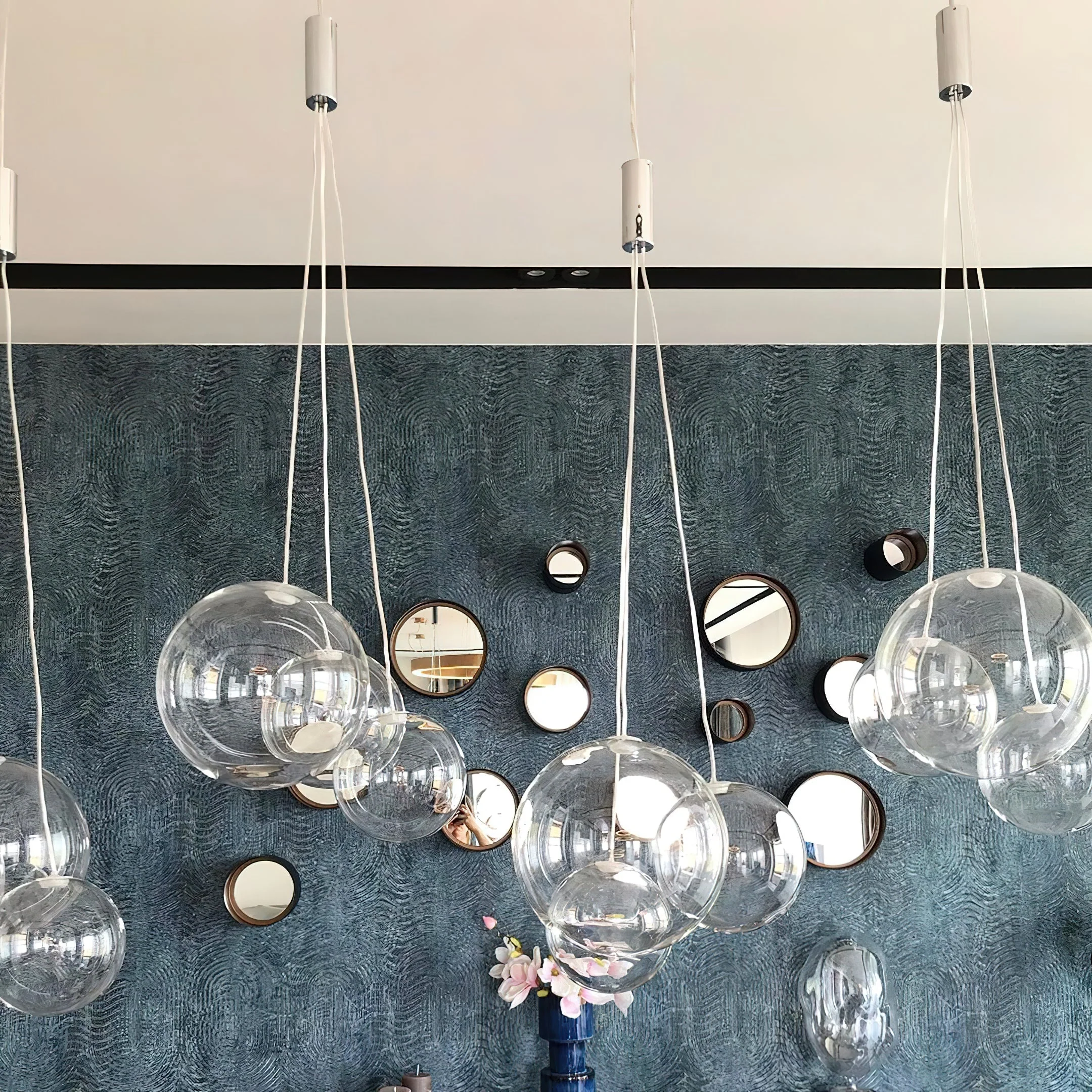 Cluster Modern Glass Pendant Light - Image 10