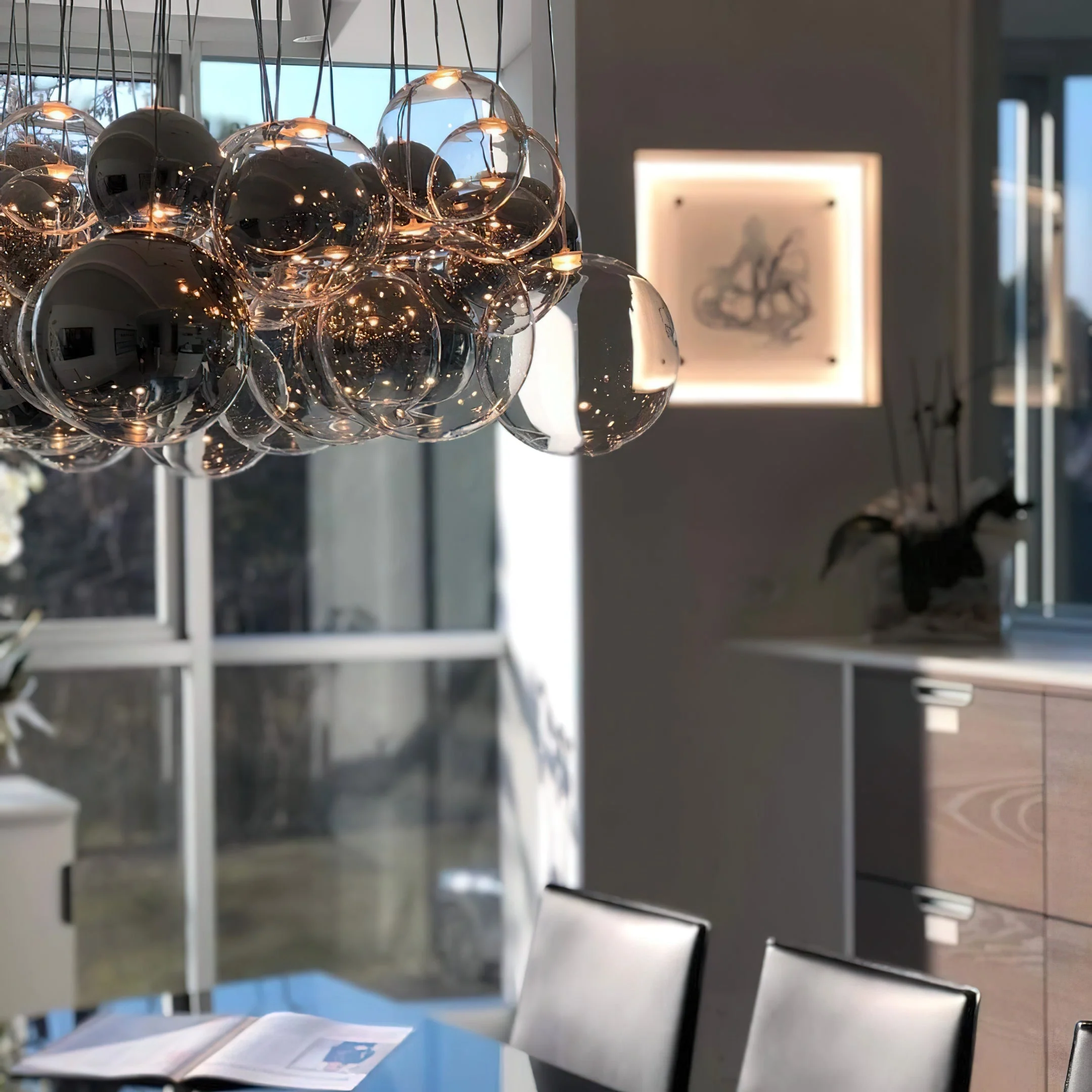 Cluster Modern Glass Pendant Light - Image 18