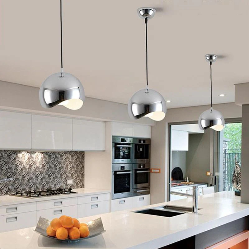 Cohen Nordic Globe Pendant Light, Metal, Kitchen Island - Image 2