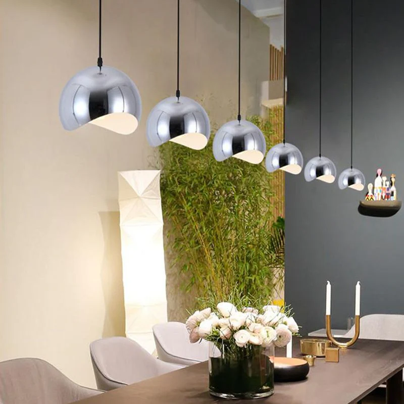 Cohen Nordic Globe Pendant Light, Metal, Kitchen Island - Image 6