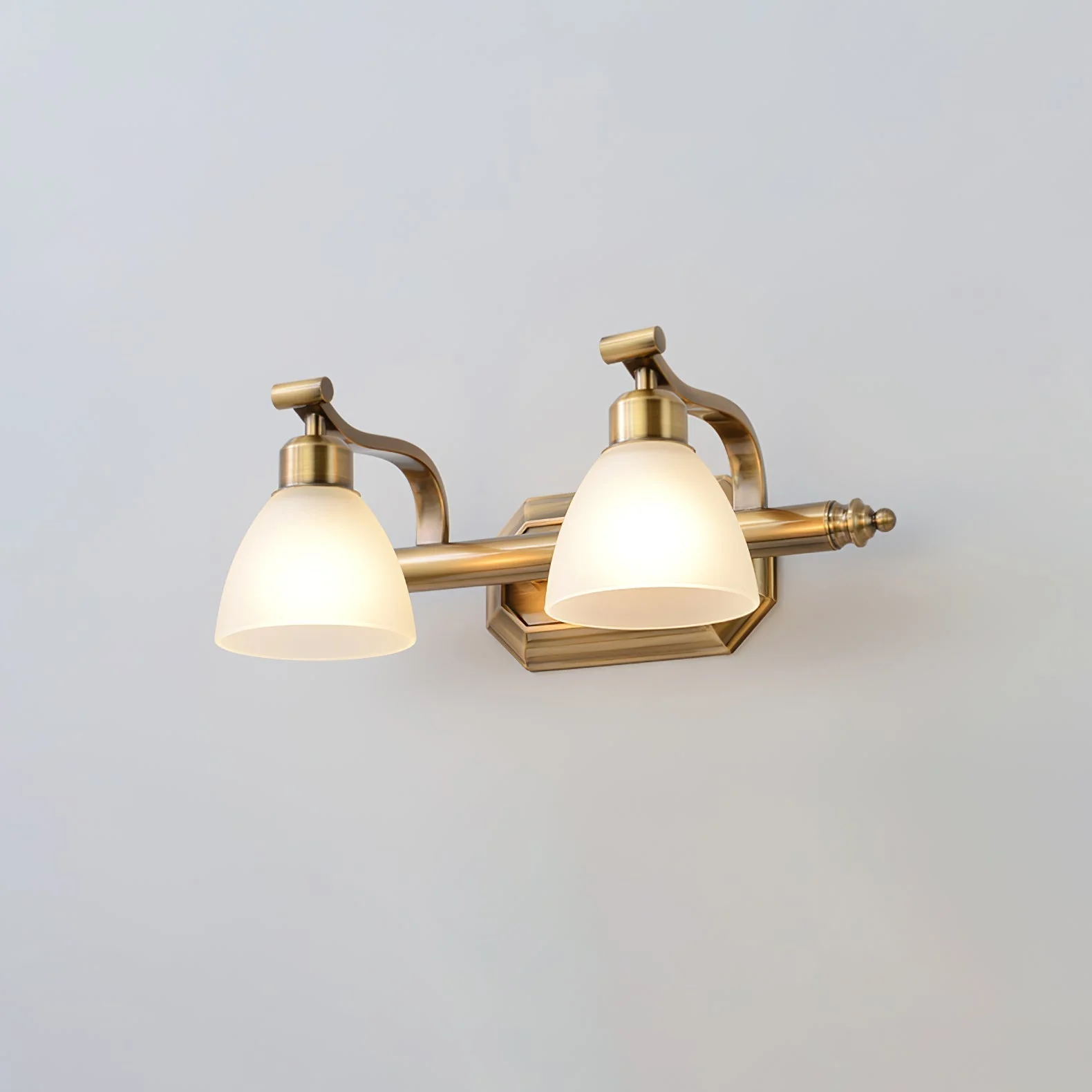 Colaeus Classic Art Bath Glass Wall Light - Image 16