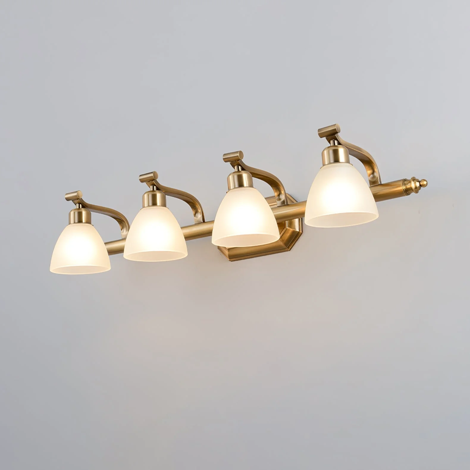 Colaeus Classic Art Bath Glass Wall Light - Image 19
