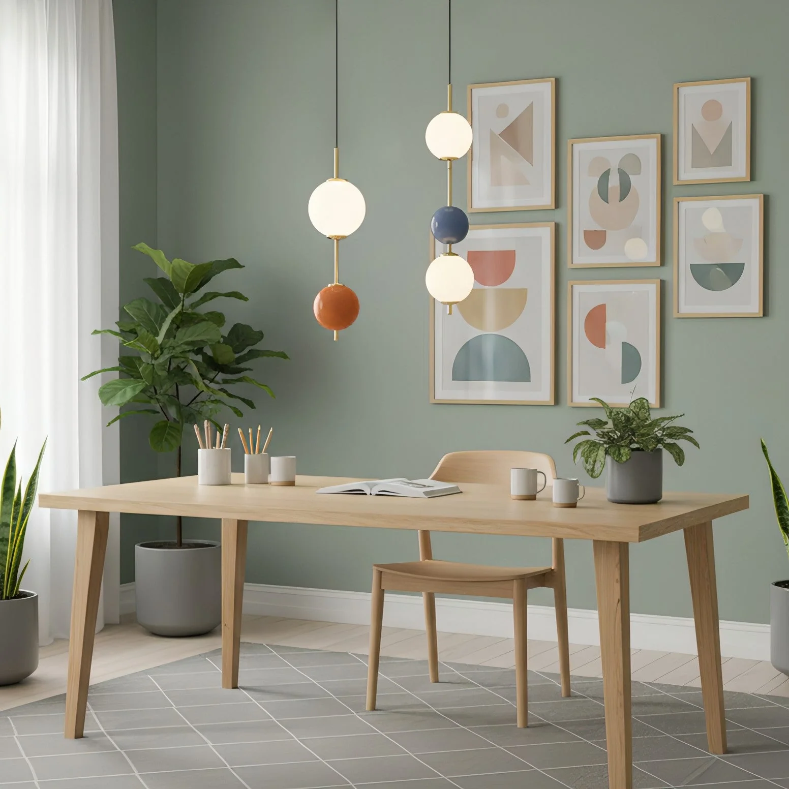 Colorful Modern Pendant Light - Image 4