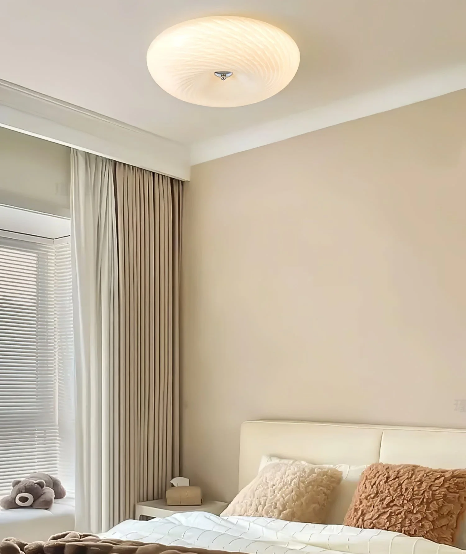 Comarion Modern Minimalist Art Glass Ceiling Light - Image 18