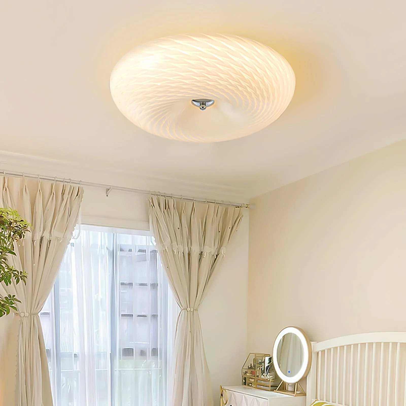 Comarion Modern Minimalist Art Glass Ceiling Light - Image 6
