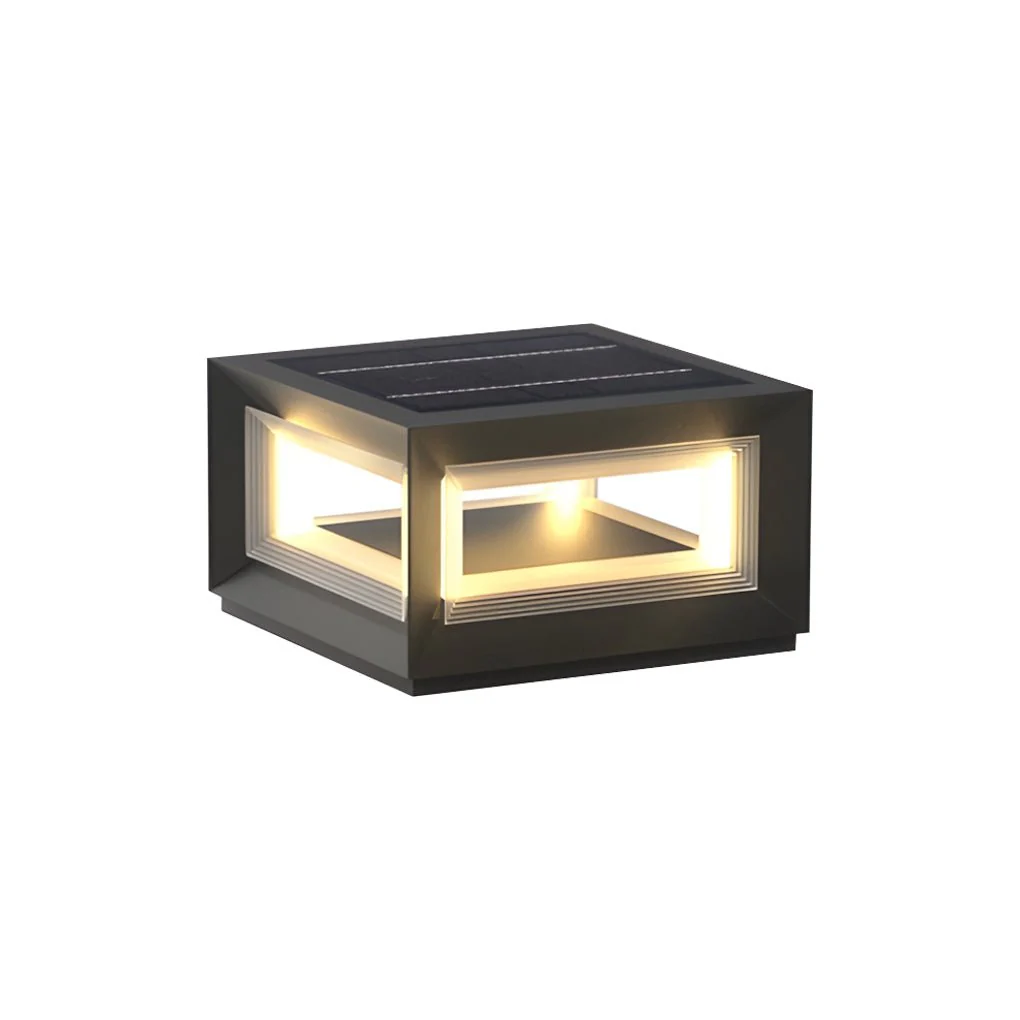 Comn Creative Frame Modern Fence Steel Outdoor Post Lights - Image 6