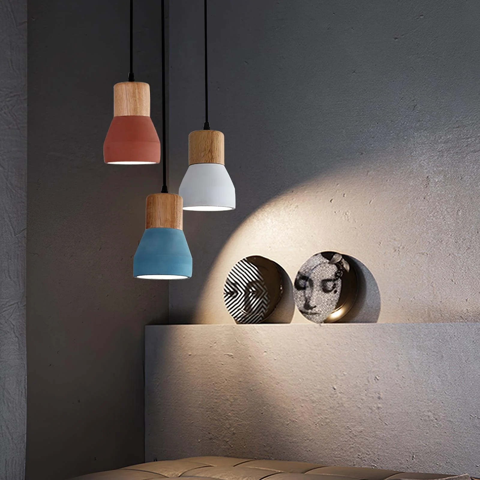 Concretis Industrial Cement Pendant Light - Image 38